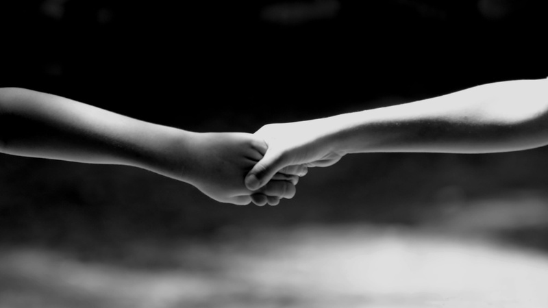 focus on foreground, people, human body part, hand shake, softness, love, hand, holding hands, women, black background, kids, human hand, finger, black