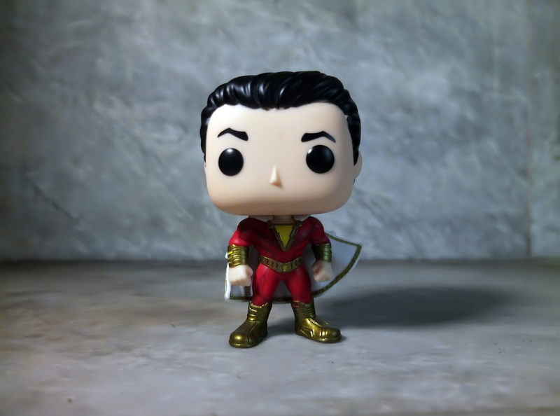 shazam, cape, indoors, comic, series, front view, male, art and craft, craft, single object, sculpture, red, boy, representation, man, figurine, 4K, toy