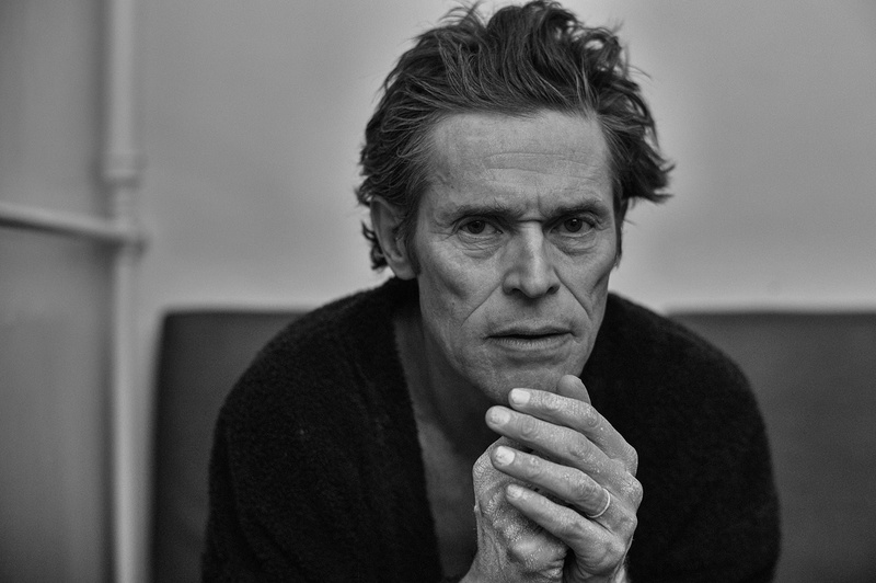 face portrait, willem dafoe, actor, 720P, Men, black and white