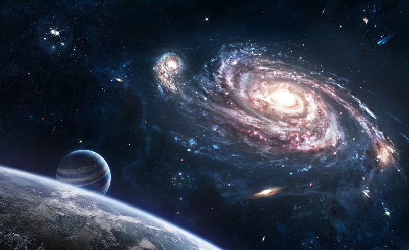 Space, planet, 1080P, inhabited