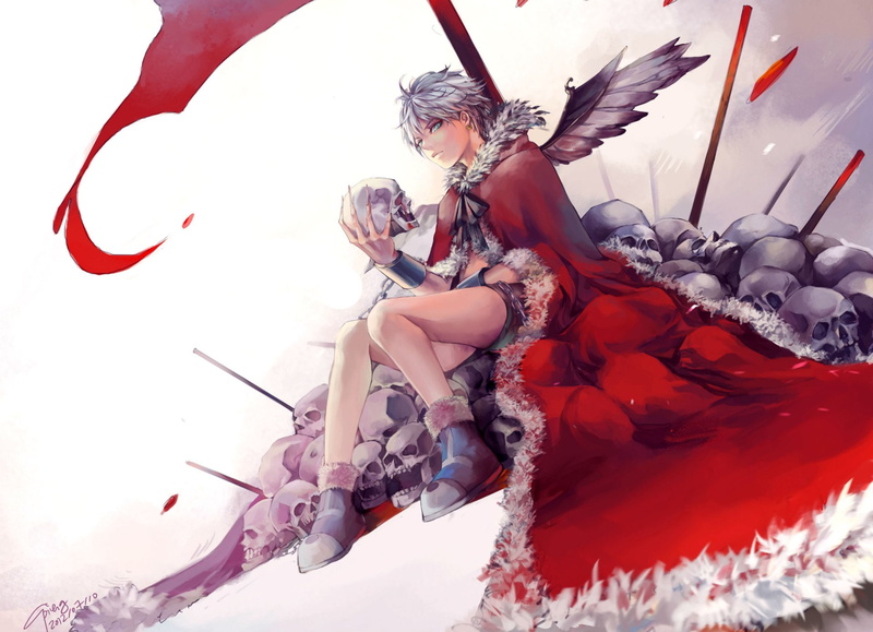  Killua Zoldyck, Hunter x Hunter, Anime, nature, leisure activity, young women, clothing, land, one, fun, cape, people, outdoors, hairstyle, women
