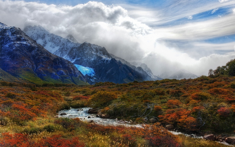 change, landscape, plant, outdoors, nature, mountain range, remote, snow, cloud - sky, nature background images hd latest 1920x1200, scenics - nature, environment