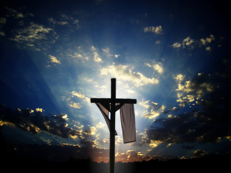 1080P, lighting equipment, sun, cloud - sky, silhouette, cross, sunlight, low angle view, beauty in nature, tranquil scene, sunbeam, tranquility, jesus images for desktop background