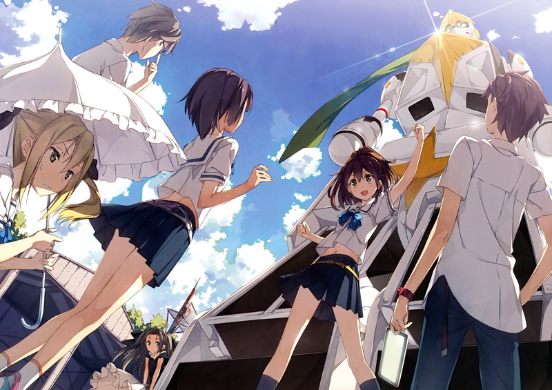 anime, Robotics;Notes, Yukifune Airi, Hidaka Subaru, Yashio Kaito, Senomiya Akiho, 2K, Koujiro Frau, Daitoku Junna