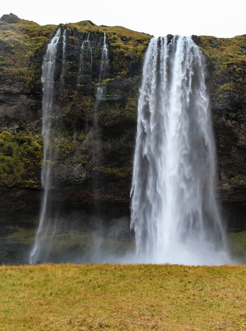 outdoors, falling water, power in nature, beauty in nature, scenics - nature, iceland, power, long exposure, seljalandsfoss, wild, non-urban scene, blurred motion