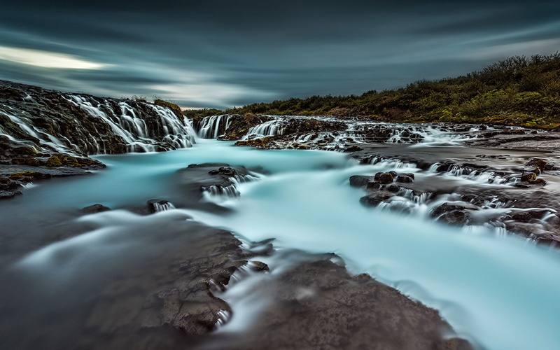 blue, desktop, water, backgrounds, windows, iceland, beautiful, waterfall, 1080P