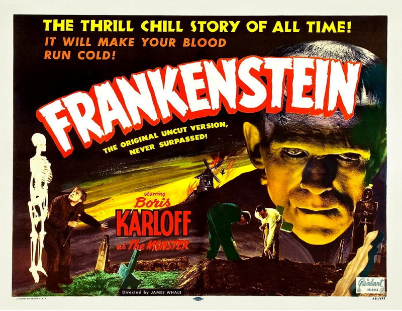 1931, poster, frankenstein, 720P