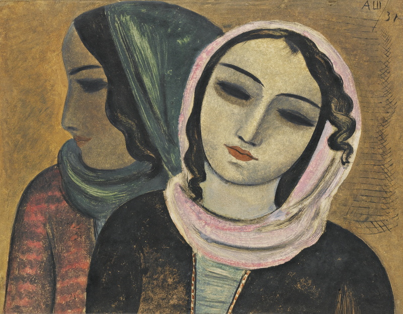 4K, 1931, Alexander Vasilievich Shevchenko, GEORGIAN GIRLS