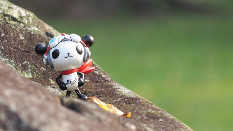 copy space, cartoon, climbing, animal themes, rock - object, solid, plastic, child, japanese, rock, 4K, television series, protection, children, no people