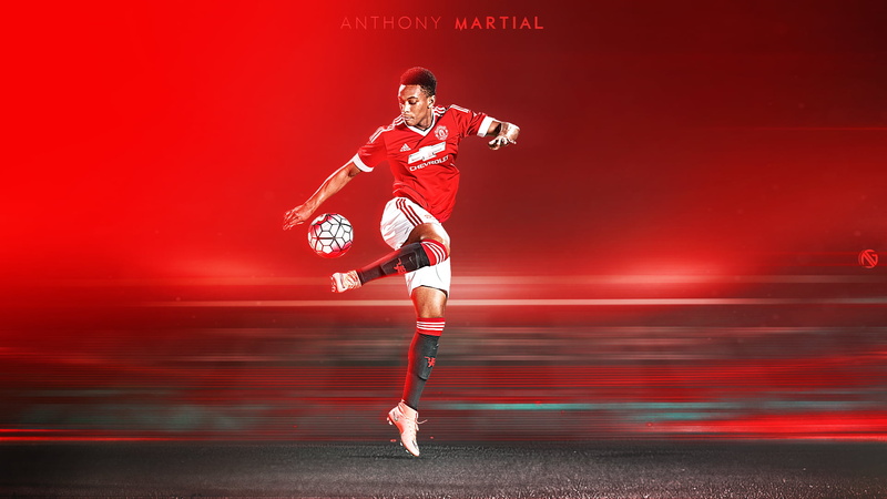 Manchester United F.C., 1080P, French, Soccer, Anthony Martial