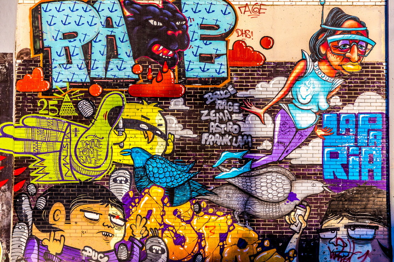 grafiti, wall, texture, 1080P