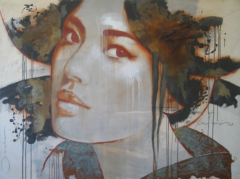 portrait, human Face, grafiti, creativity, wall - building feature, artist, male likeness, hans jochem, representation, close-up, multiple exposure, 2K