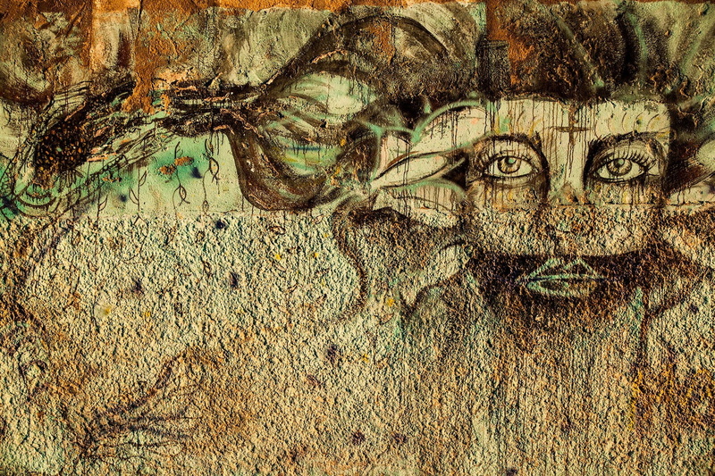 figure, wall, 1080P, grafiti