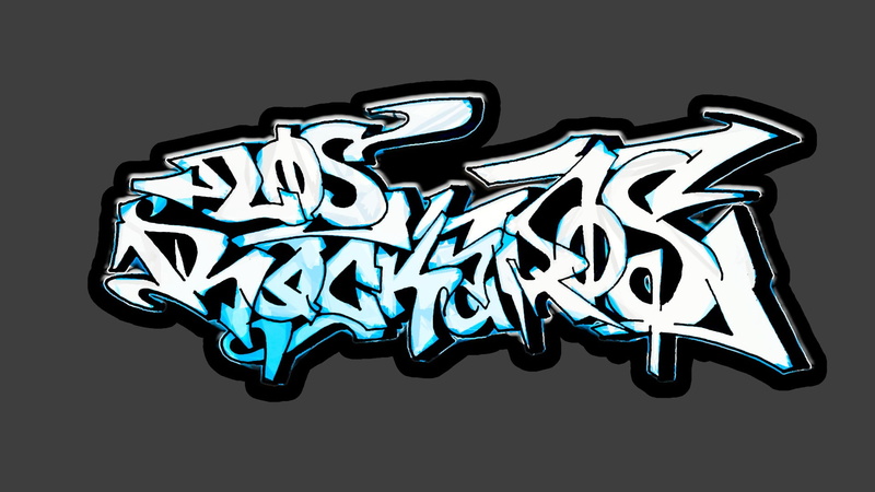 gray, complexity, food and drink, graffiti, art and craft, technology, illuminated, studio shot, text, creativity, Los Rockeros, 1080P, white, street art