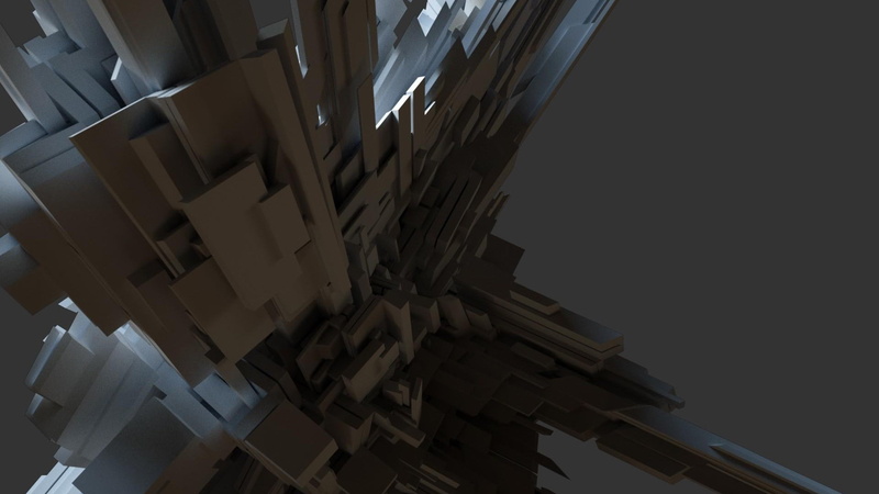 CGI, abstract, shapes, render, digital art, 1080P