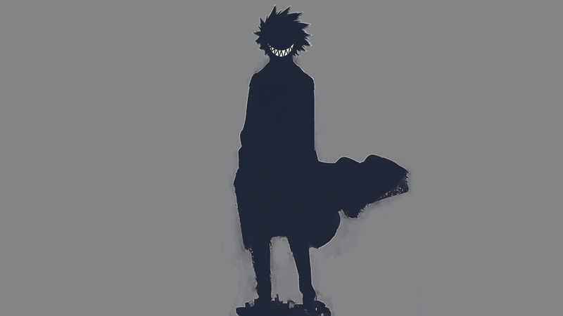 Smile, horror, demon, alone, animado, 1080P, dark, saddles, minimalism