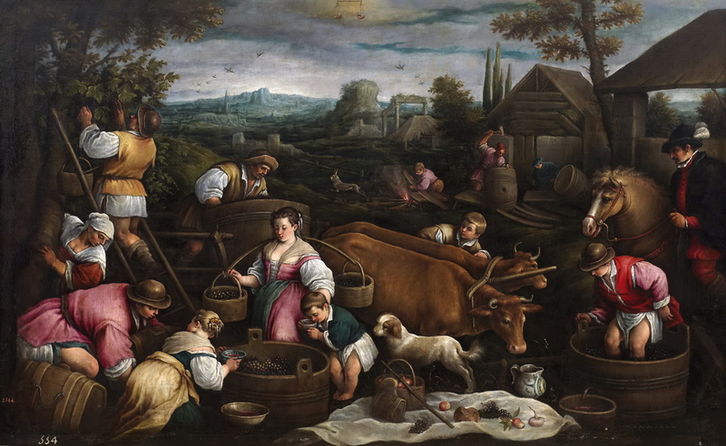 picture, animals, Francesco Bassano, people, July, 1080P, life