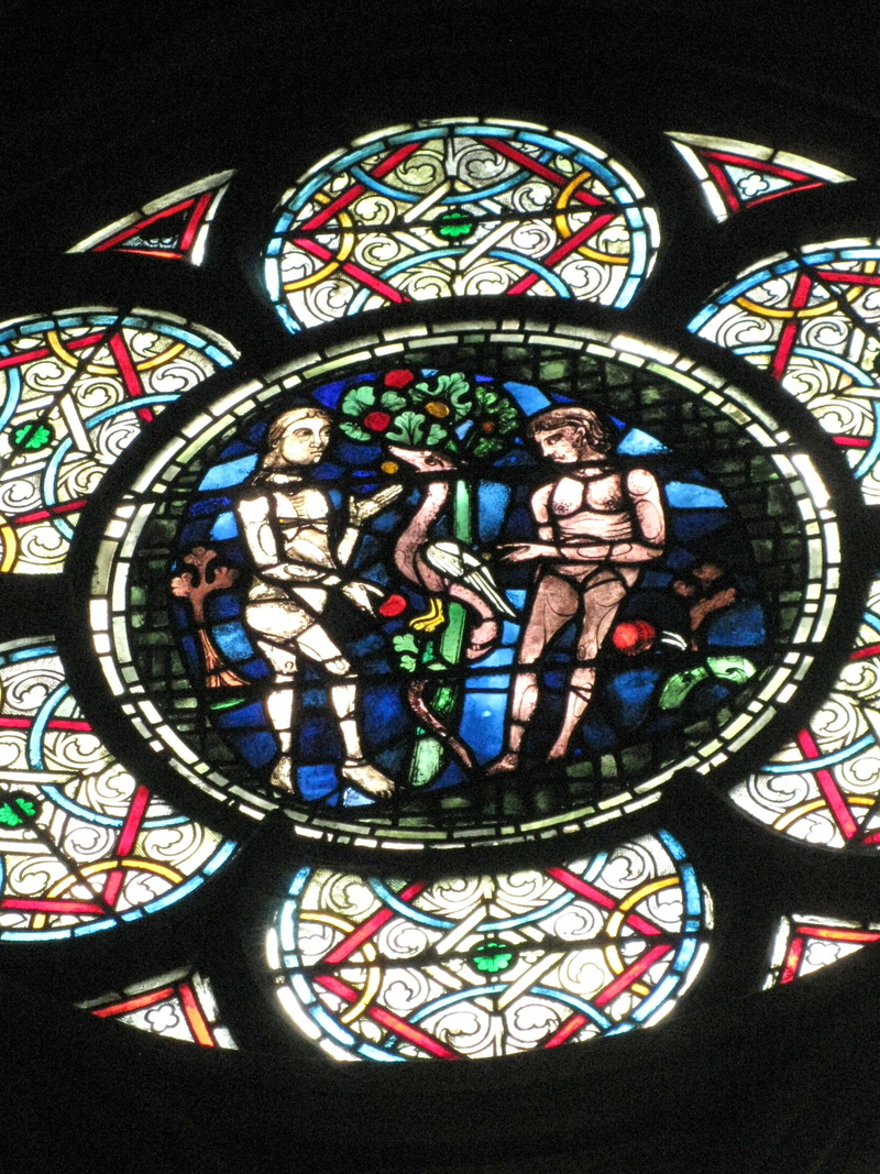 belief, spirituality, stained glass, religion, close-up, glass - material, place of worship, indoors, paris, female likeness, design, human representation