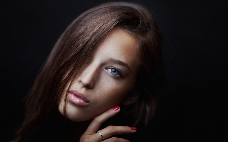 hair, contemplation, 1080P, young adult, beauty, close-up, make-up, human body part, hairstyle, studio shot, body part, hot girl  hd 1920x1200, women