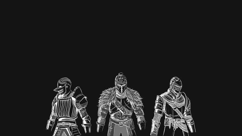 warriors, fighting, stealth, warrior, knights, black, 1080P, white, technical, exploration, 1dsouls, fantasy, armor, battle, souls, dark, artwork, medieval
