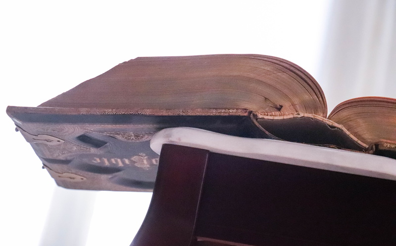 table, leather, close-up, 5K, studio shot, brown, container, wealth, still life, book, cut out, luxury, ancient text, literature, open, christian, family bible
