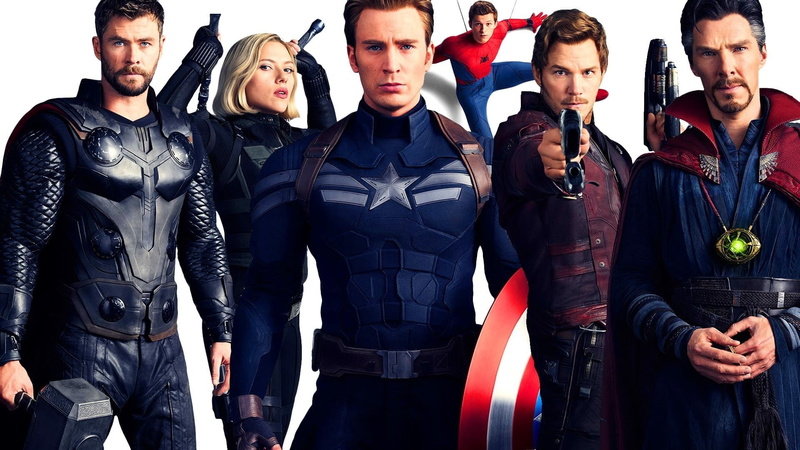 aggression, Movie, studio shot, indoors, Chris Hemsworth, clothing, looking at camera, women, Doctor Strange, occupation, young men, multiple image, Tom Holland