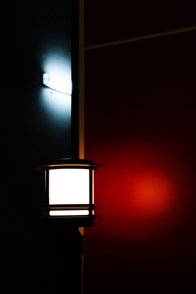 in the evening, domestic room, street Light, electric Lamp, Tabitha, darkroom, lamp shade, light, night, dark, no People, light fixture, technology, copy space
