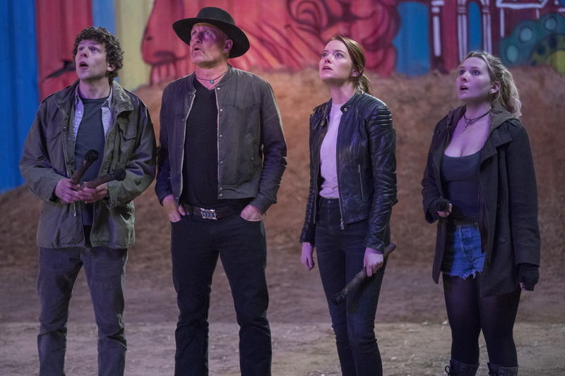 Jesse Eisenberg, Emma Stone, Woody Harrelson, Zombieland: Double Tap, 5K, Abigail Breslin, Movie
