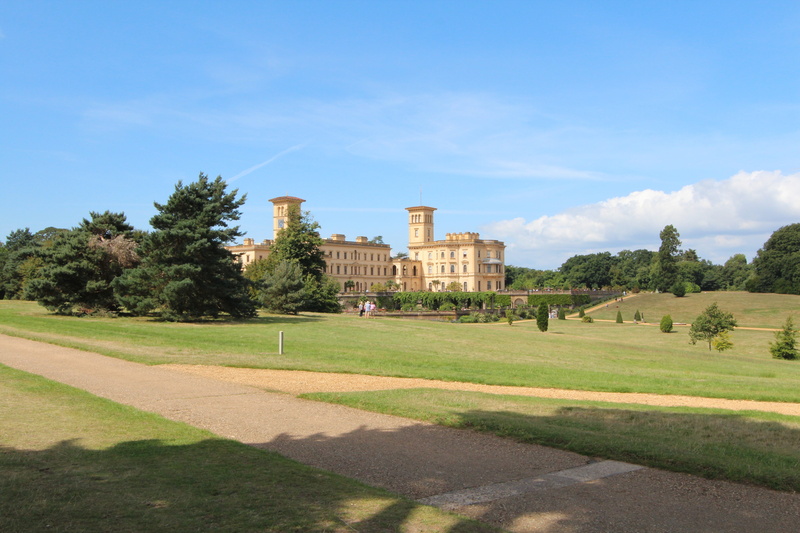 rush, osborne house, 5K, masonry, grass, blue, growth, cloud - sky, built structure, green color, plant, building, tree, architecture, building exterior