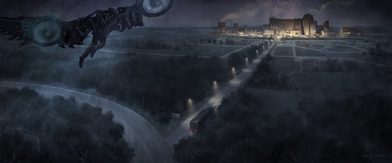 motion, Vulture (Marvel Comics), tree, water, nature, night, city, 1080P, no people, history, Spider-Man, waterfall, fog, government, architecture, travel destinations