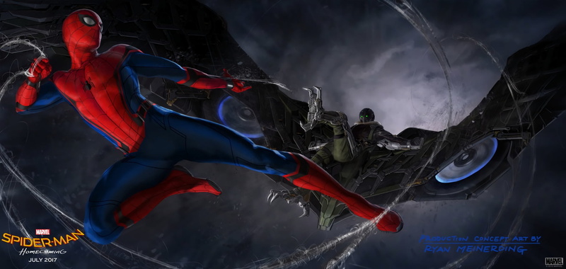 architecture, low angle view, water, Spider-Man, marvel, flag, sky, Vulture (Marvel Comics), transportation, red, building exterior, spider, man, blurred motion