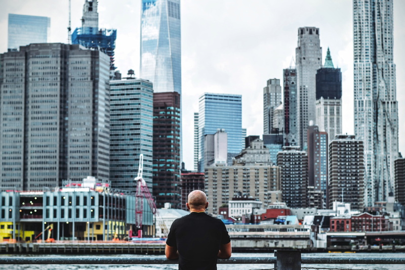alone, facing, thinking, people, residential district, wearing, 2K, financial district, one person, crane, city life, urban skyline, tower, leaning, skyline