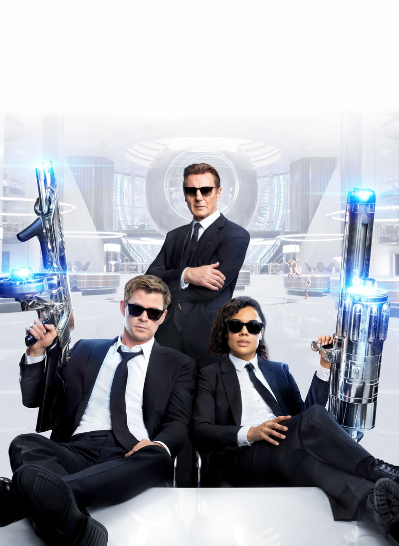 Liam Neeson, 5K, 2019, 5K, Chris Hemsworth, Men in Black: International, 4K, Tessa Thompson
