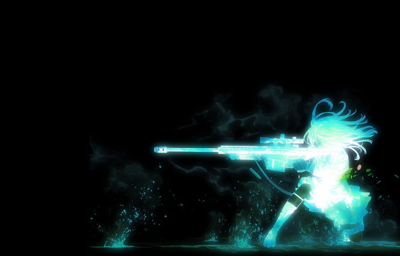 lighting equipment, gun, dark, light, electric lamp, no people, electricity, outdoors, weapon, green color, gunslinger girl, illuminated, fuel and power generation