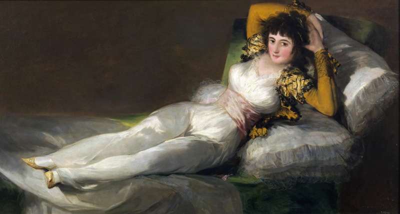 picture, bed, Dressed Mach, 1080P, Francisco Goya, genre