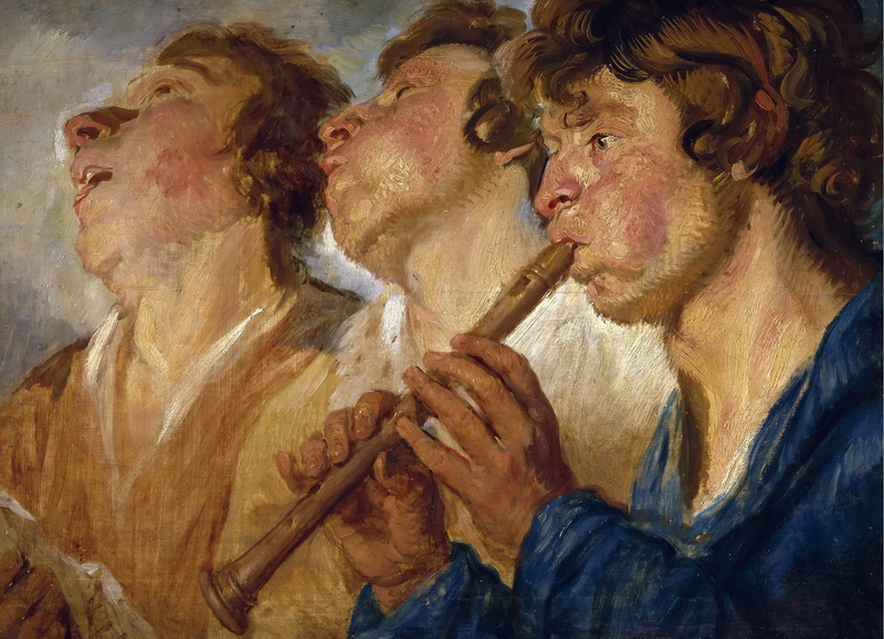 1080P, Wandering Musicians, picture, Jacob Jordaens, genre
