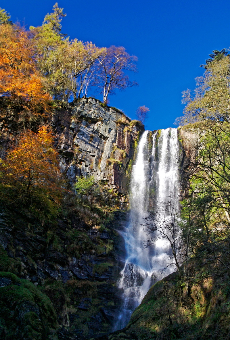 summer, environment, rock - Object, outdoors, tree, sky, beauty In Nature, scenics - nature, scenics, cliff, waterfall landscape, nature, valley, blue sky