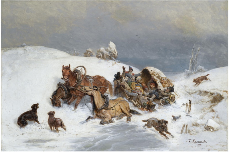 FROM RUSSIA, 1812, 1080P, THE RETREAT OF THE FRENCH, Bogdan Pavlovich Villevalde