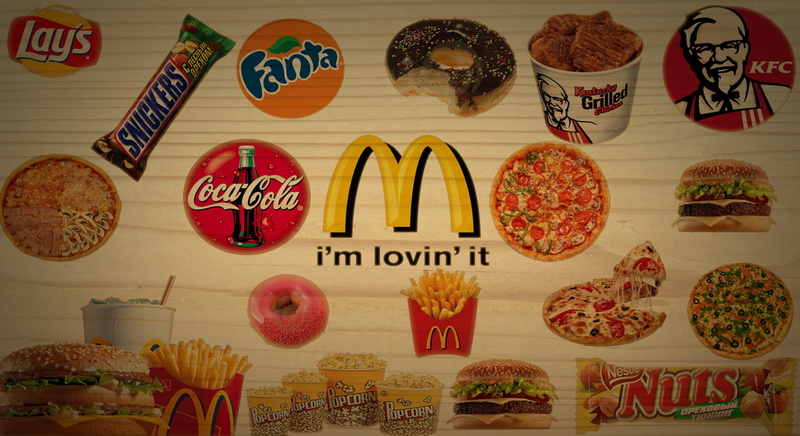 Pizza, Chicken, Popcorn, French Fries, 1080P, Soda, Doughnut, Food, Artistic, Chocolate, Hamburger