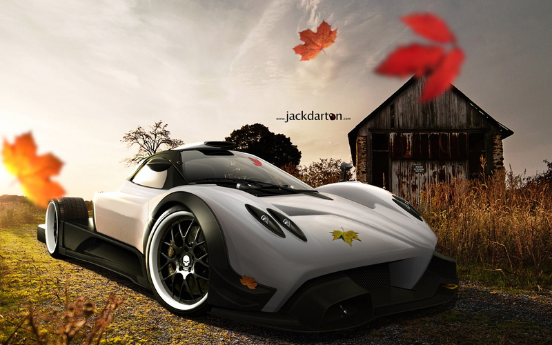 1080P, r, zonda, pagani