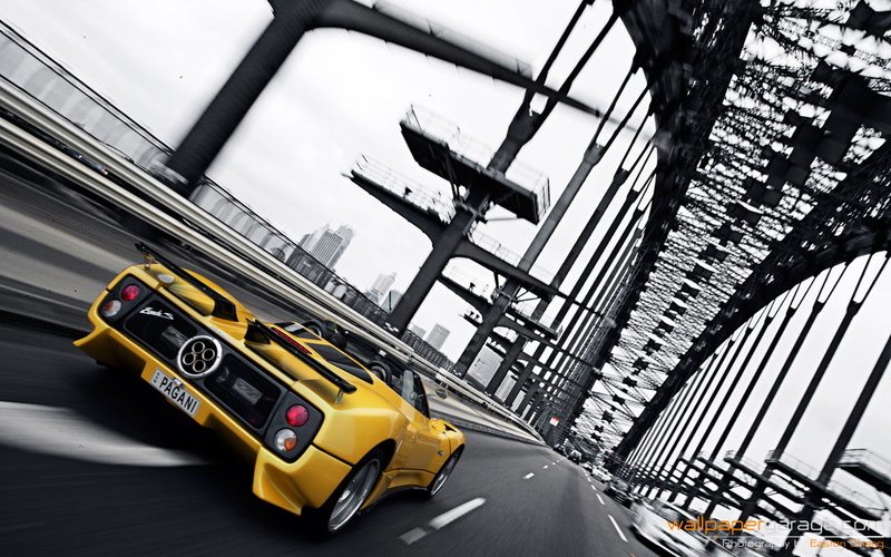 motion, cars, hd, blur, s, pagani, 720P, zonda