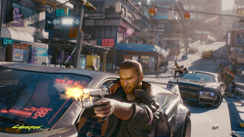 Cyberpunk 2077, action, Cyberpunk, city, shootout, hero, weapons, video game, shooter, game, sci fi, chase, rpg, 1080P, univerce, CD projekt red