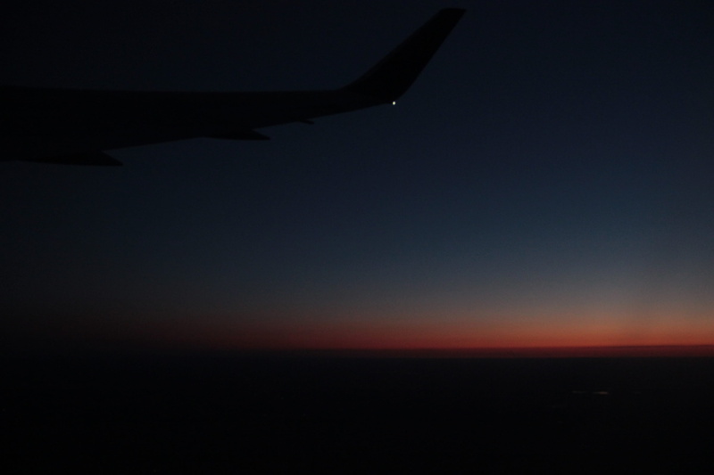 outdoors, copy space, nature, silhouette, airplane, tranquility, gradient, dawn, night, sky, beuatiful, infinite, sunset, world, air vehicle, 2K, dark