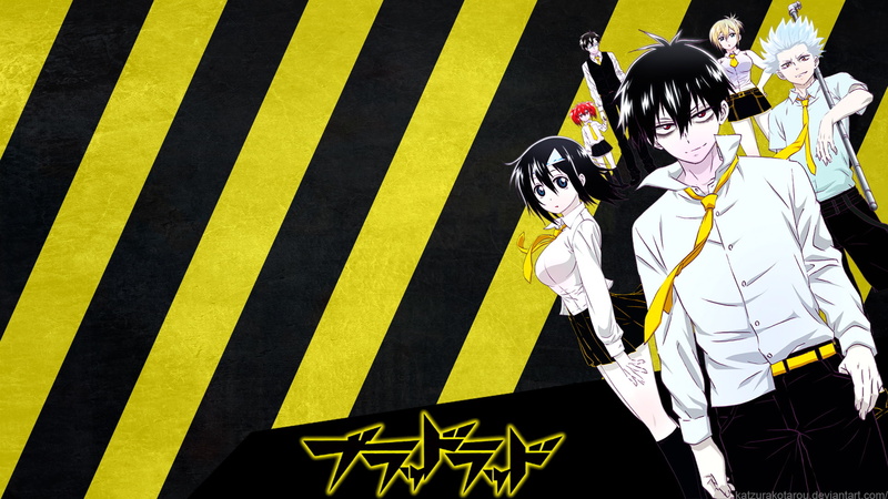 Anime, Liz T. Blood, Yanagi Fuyumi, Bell Hydra, Blood Lad, Braz D. Blood, 1080P, Staz Charlie Blood, Wolf (Blood Lad)