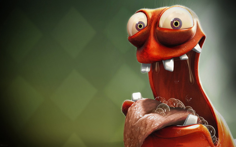 1080P, insane, nuts, monsters, Drool