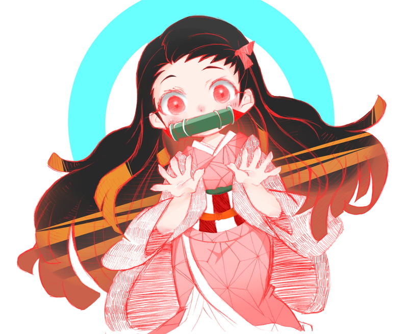 Demon Slayer: Kimetsu no Yaiba, Anime, Nezuko Kamado, 4K