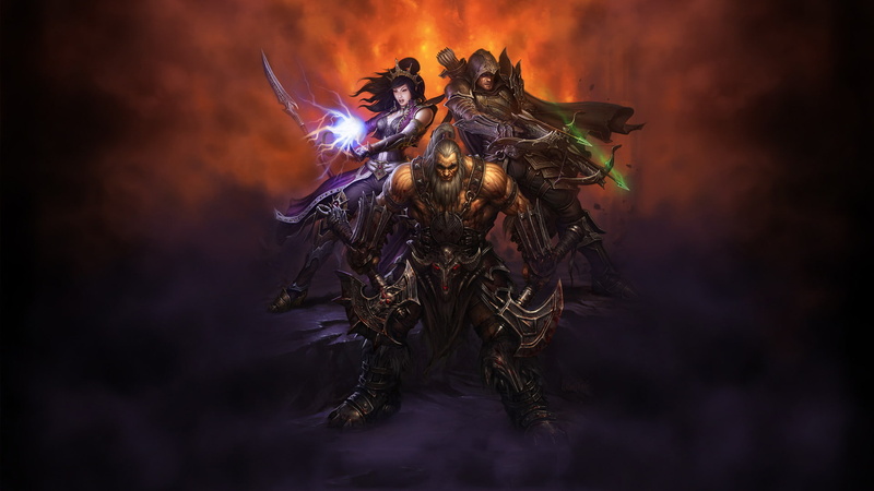characters, game, diablo, 1080P, poster, diablo 3
