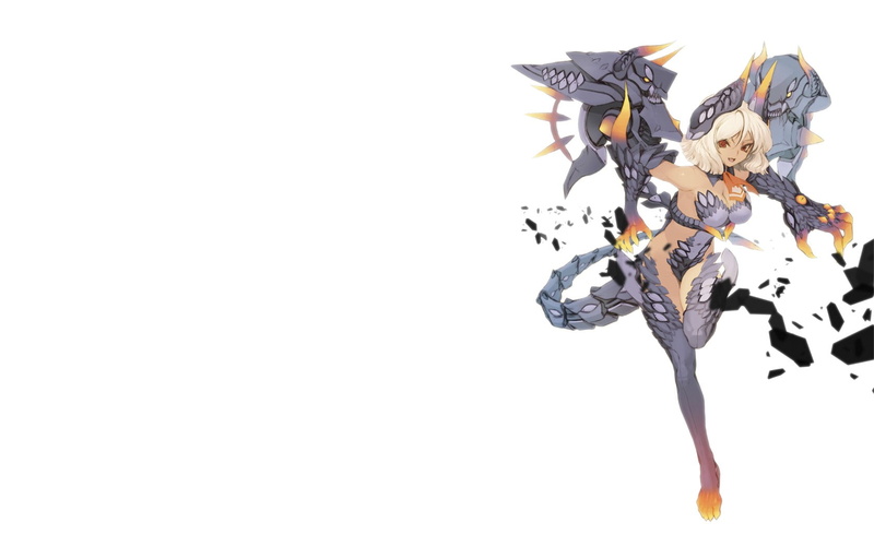 kun, pixiv, girls, 720P, tails, vulpes, demons, anime, action, armor