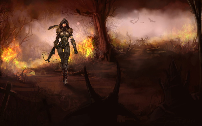 Demon Hunter (Diablo III), Diablo, 1080P, Diablo III