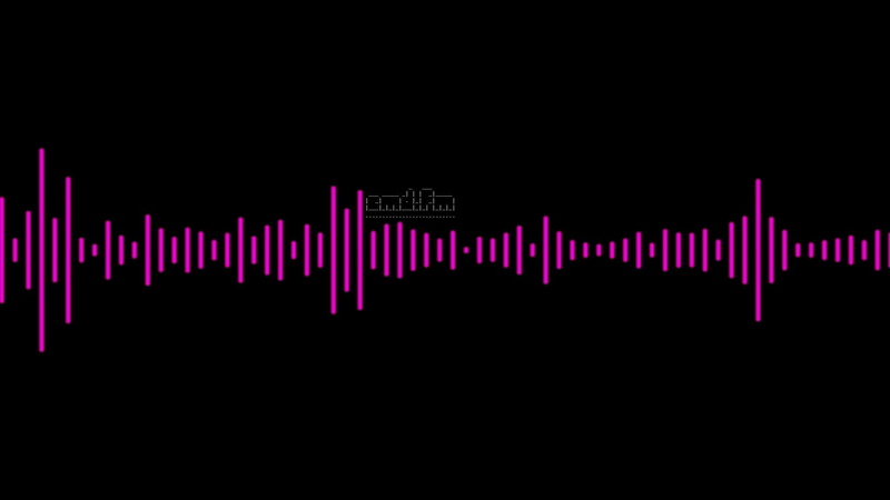 simple, music, digital art, black background, sound wave, minimalism, sound, 1080P